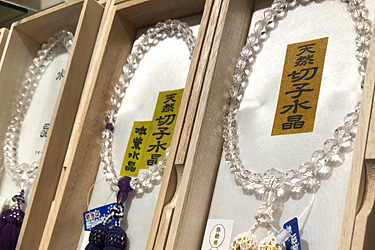 女性用水晶数珠