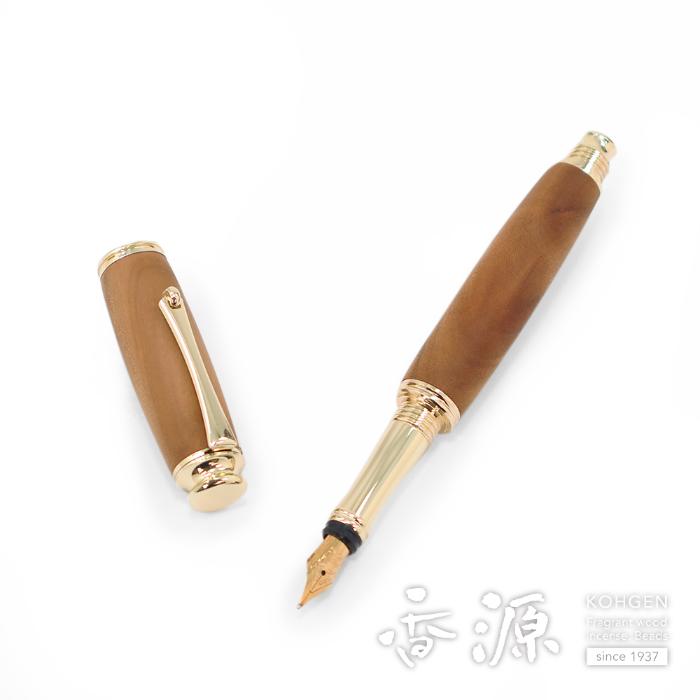 スケーター万年筆 兜木銀次郎 14k 白檀塗り レア 名入り スケーター