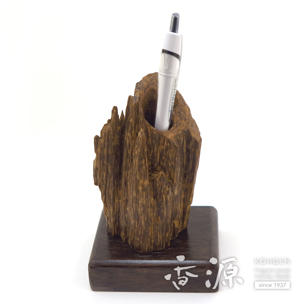 限定品】マレーシア産沈香 香木 ペン立て 紙箱入り 限定品Bの通販 - お