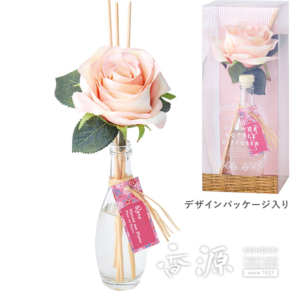 カメヤマ フルールマルシェ ボトルディフューザー ローズの通販 お香専門店香源
