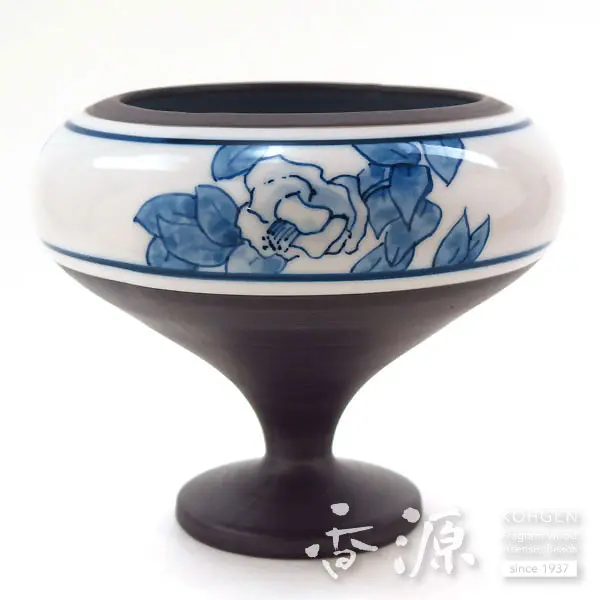 瀬戸焼 手描き香炉 D-1 限定品の通販 - お香専門店香源