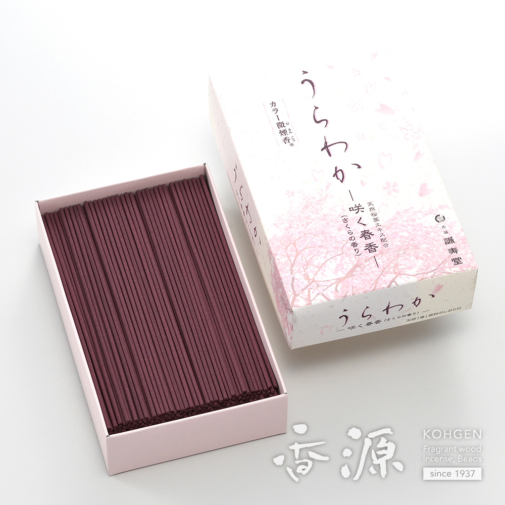 誠寿堂のお線香うらわかさくらの香り