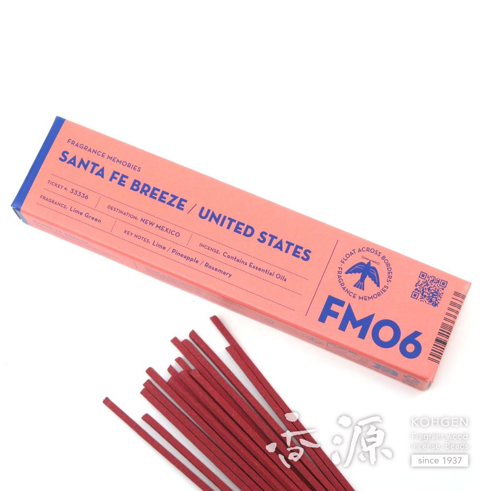 日本香堂のお香 FM 06 フレグランスメモリーズ サンタフェブリーズ 15本入り