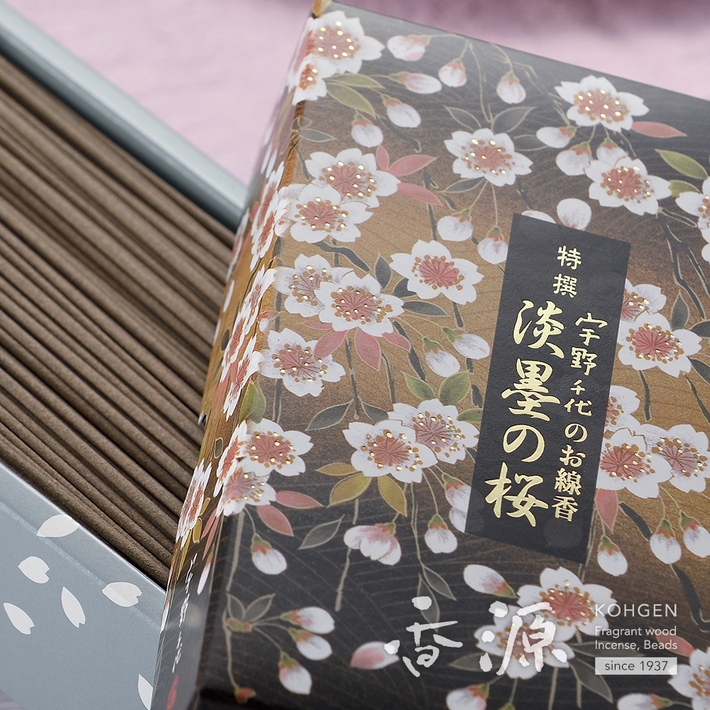 日本香堂のお線香宇野千代特撰淡墨の桜お徳用バラ詰の詳細写真１