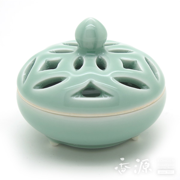 香炉 有田焼 青磁七宝 豆の通販 - お香専門店香源