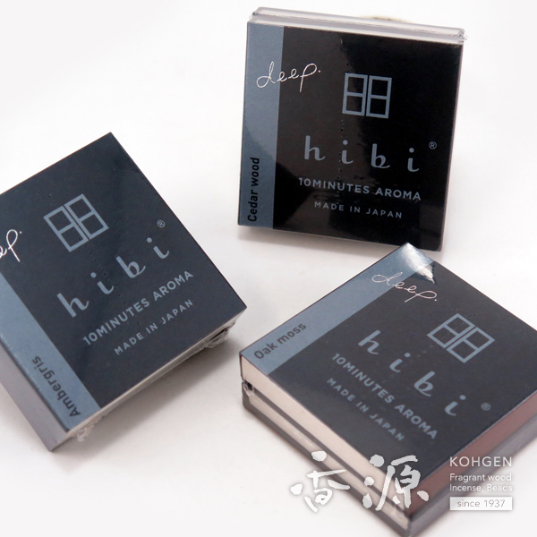 【完売品】 hibi ひとめせんぼん マッチタイプのお香 新品 hibi（ヒビ）deep. アンバー 8本入 お香マット付の通販 - お香専門店香源