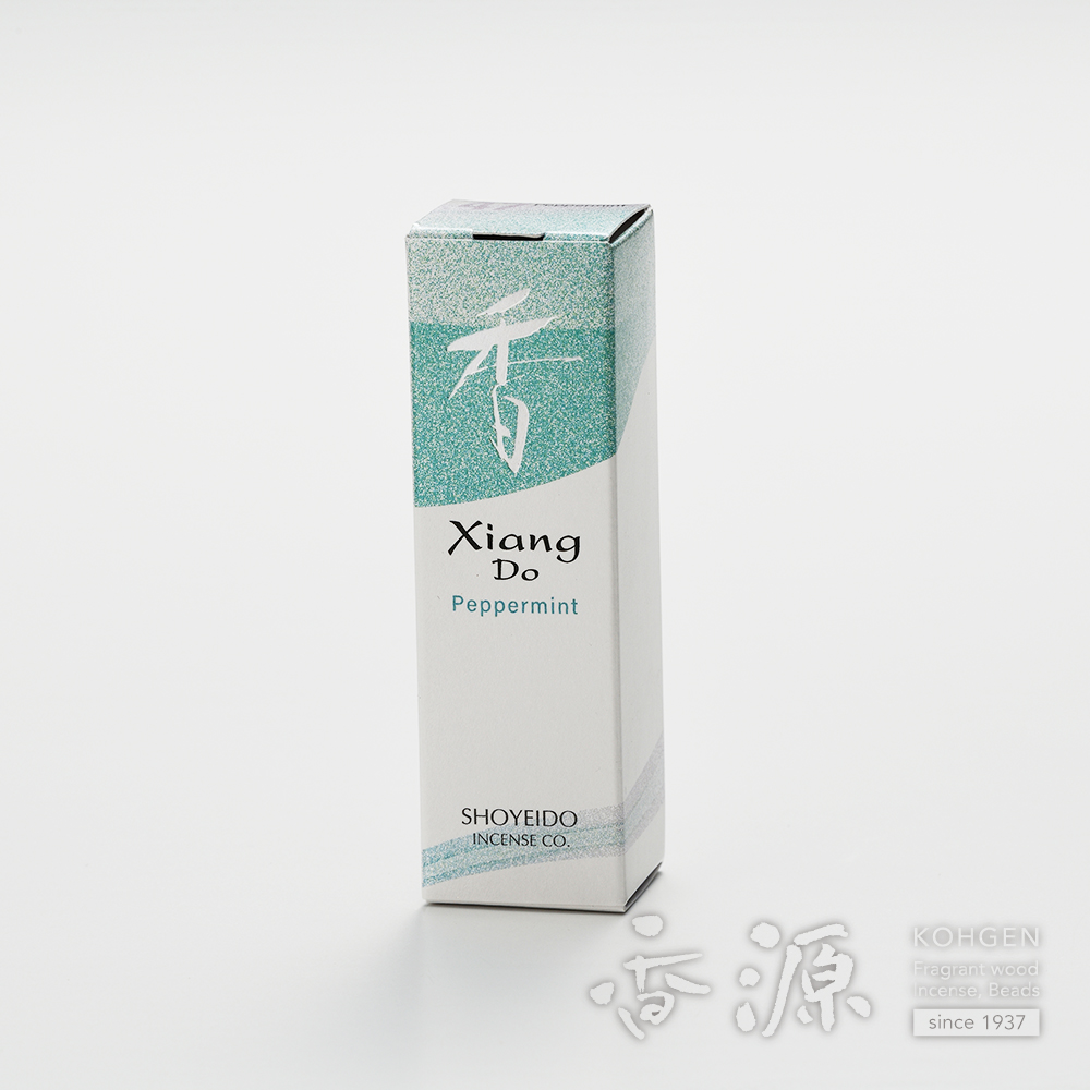 松栄堂のお香 Xiang Do（シャン ドゥ） ペパーミント  20本入 簡易香立付 紙箱入