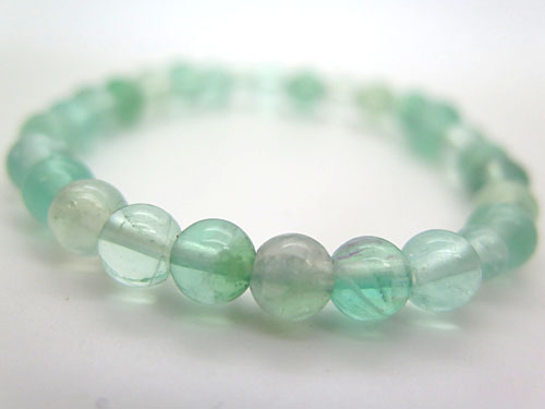 蛍石（緑） グリーンフローライト 7mm玉 共仕立ての通販 - お香専門店香源