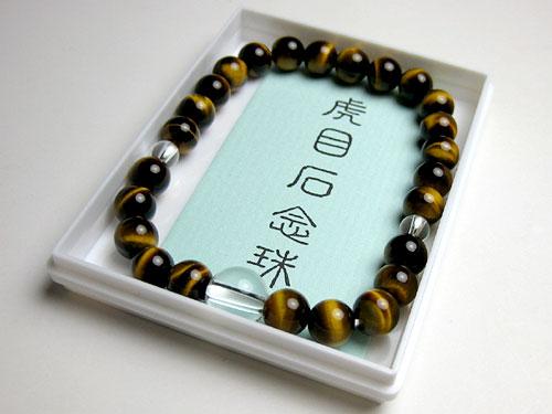 虎目石尺一丸玉 水晶仕立て腕輪の通販 - お香専門店香源