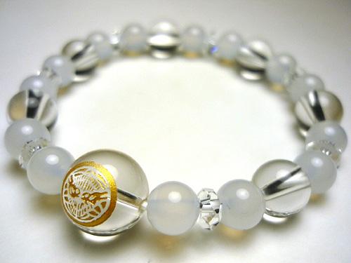 ★格安お買い得★限定追加✴︎目玉品ブレス【8mmホワイトオニキス&水晶】❤️ ☆格安お買い得☆限定目玉品ブレス【8mmホワイトオニキス&水晶】❤️