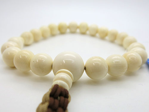 男性用数珠 マンモス 22玉 共仕立て 紐房｜香源 - お香各種・香木