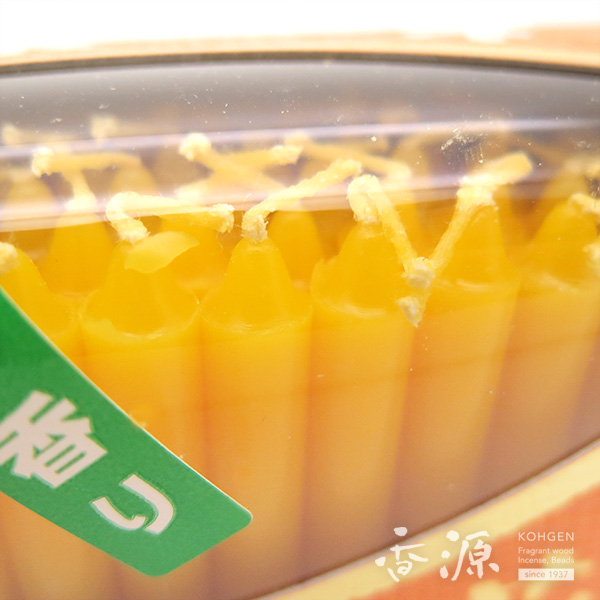 洋ろうそく 花いちもんめ みつろう 30分の通販 - お香専門店香源