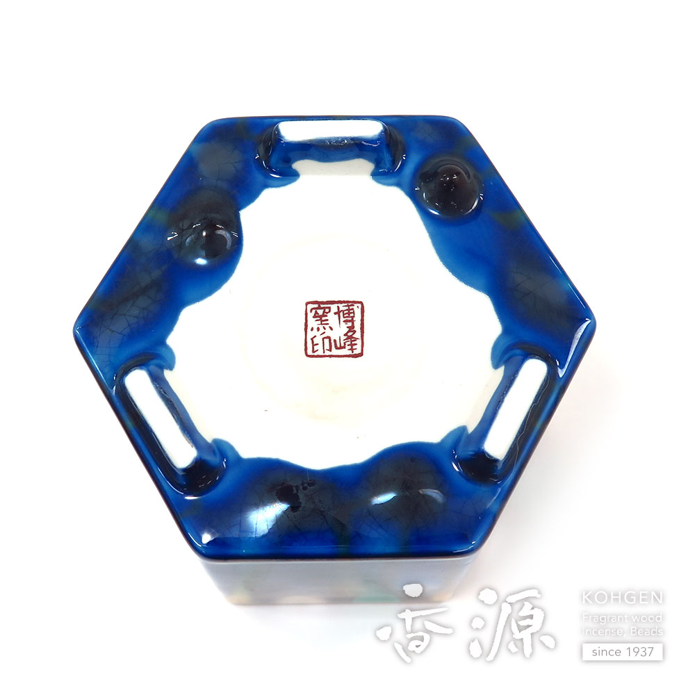 九谷焼6角香炉