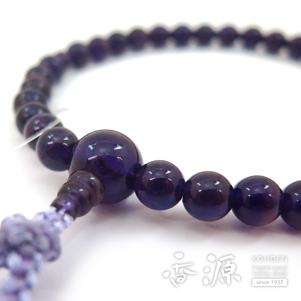紫水晶 8mm玉 共仕立て 藤房 限定品の通販 - お香専門店香源