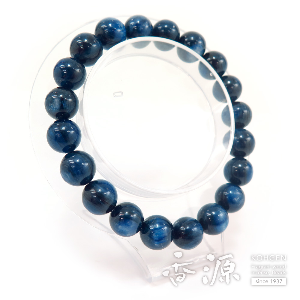 腕輪念珠　ブレスレット　カイヤナイト カイヤナイト 10mm玉 ブレスレット 腕輪念珠 ストレート 限定品品の