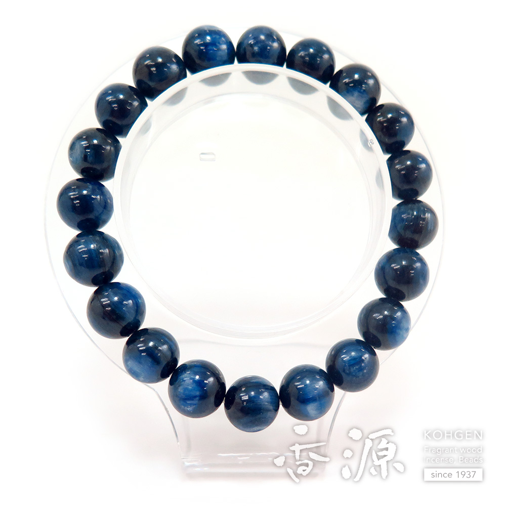 カイヤナイト 10mm玉 ブレスレット 腕輪念珠 ストレート 限定品品の