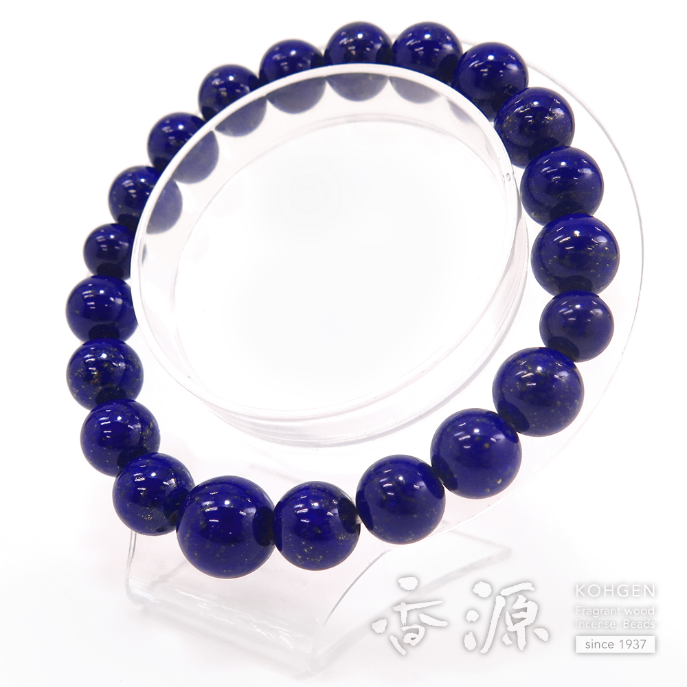 腕輪念珠　ブレスレット　水晶　ラピスラズリ 腕輪・ブレスレットの通販｜ラピスラズリから選ぶ - 数珠専門店 香源