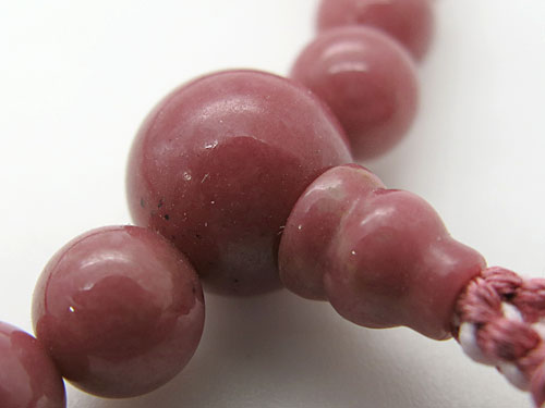 女性用数珠 バラ貴石 7mm玉 共仕立て 撫子房の通販 - お香専門店香源