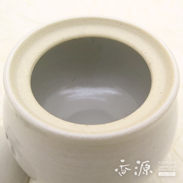 京焼 香炉 白釉（はくゆう）の通販 - お香専門店香源
