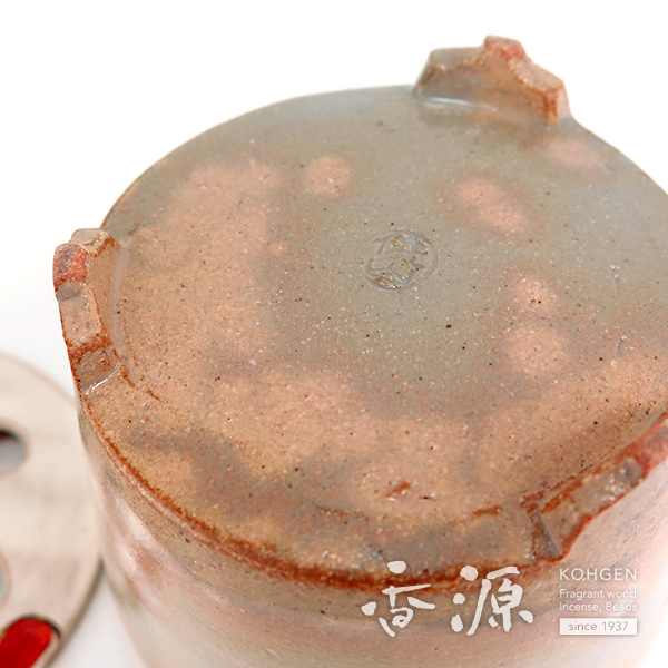 京焼 香炉 金彩の装飾 金粉椿 京焼 香炉 金彩の装飾 金粉椿