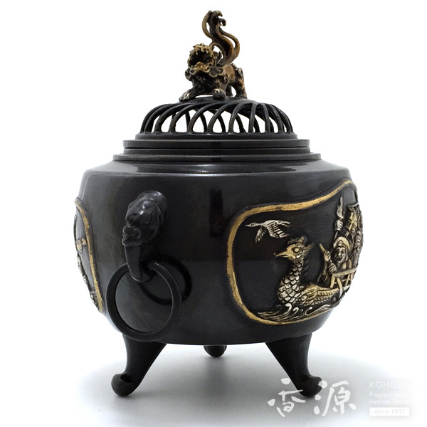 銅 屋形船 香炉 時代物 高岡銅器 宝船香炉の通販 - お香専門店香源