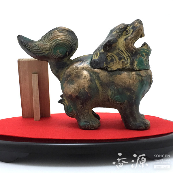 高岡銅器 福徳獅子香炉の通販 - お香専門店香源