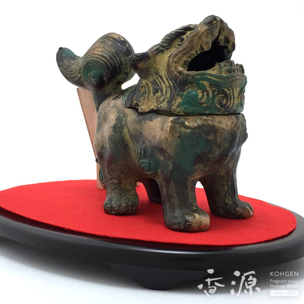 壽獅子 高岡銅器 高岡銅器 大和型獅子蓋 大 | 香炉 | 伝統工芸品・和風記念品
