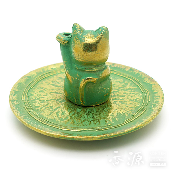 高岡銅器 香立 プチ香 猫の通販 - お香専門店香源