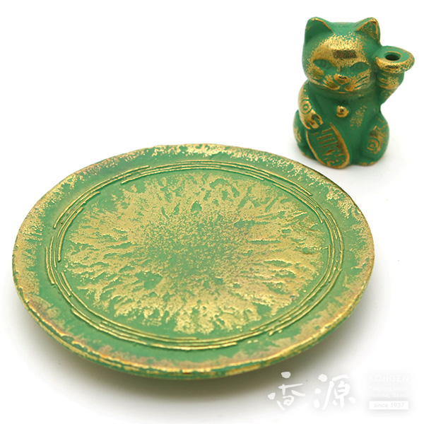 高岡銅器 香立 プチ香 猫の通販 - お香専門店香源