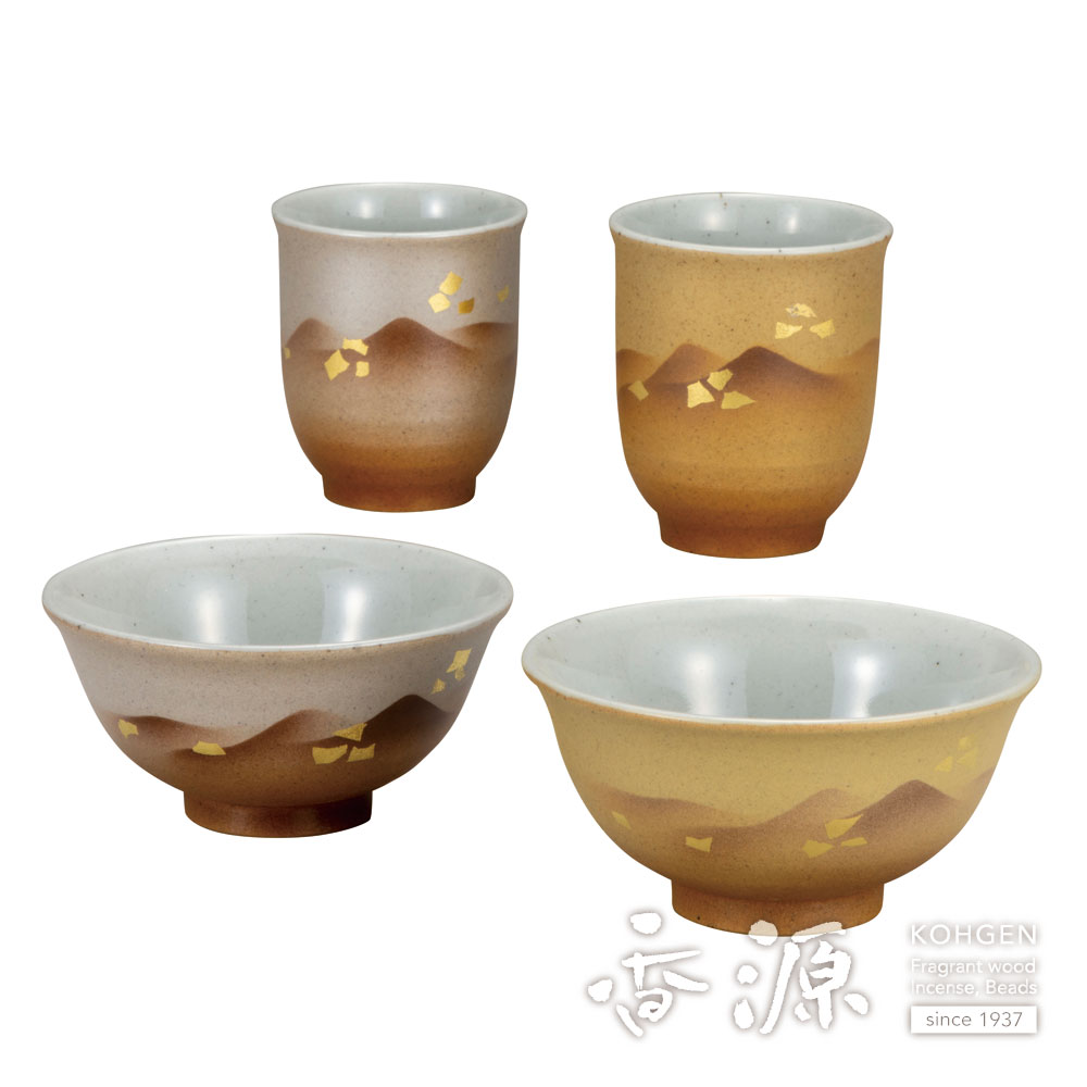 九谷焼・睦揃 銀彩