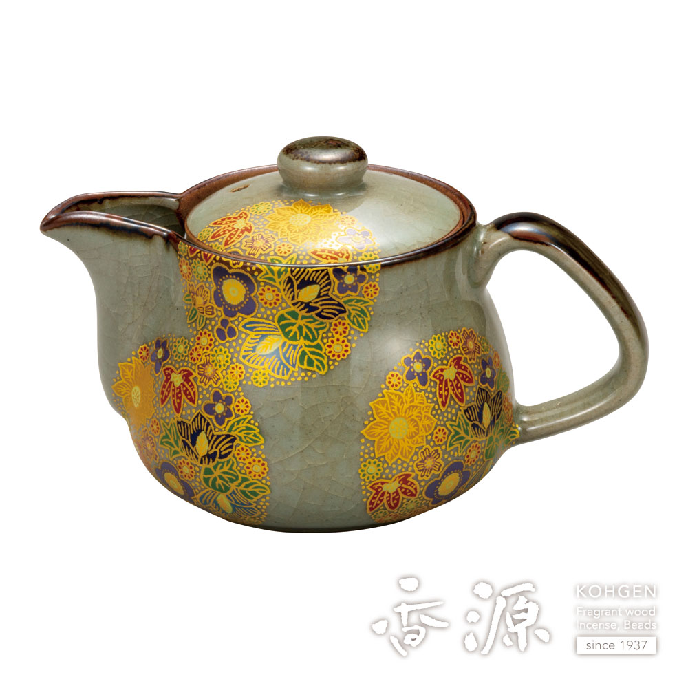 九谷焼 金花詰 急須 幸洋窯 蓋付茶器揃 金花詰/幸洋窯
