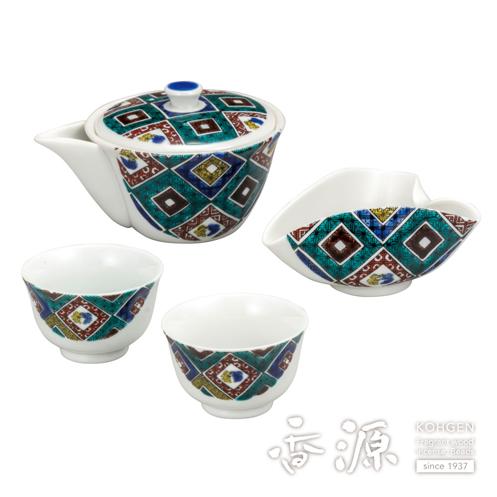 九谷焼 九谷鏑木 芦雁図　宝瓶 湯冷まし 煎茶碗 煎茶器　茶道具　鏑木 九谷焼の通販｜抹茶碗 - お香専門店 香源