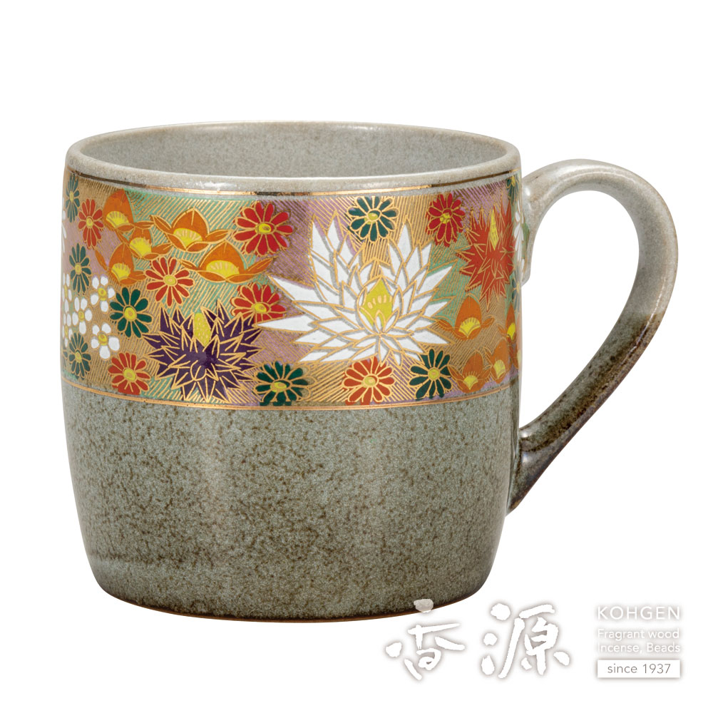 九谷焼 マグカップ 本金花詰の通販 - お香専門店香源 レビュー一覧 |香