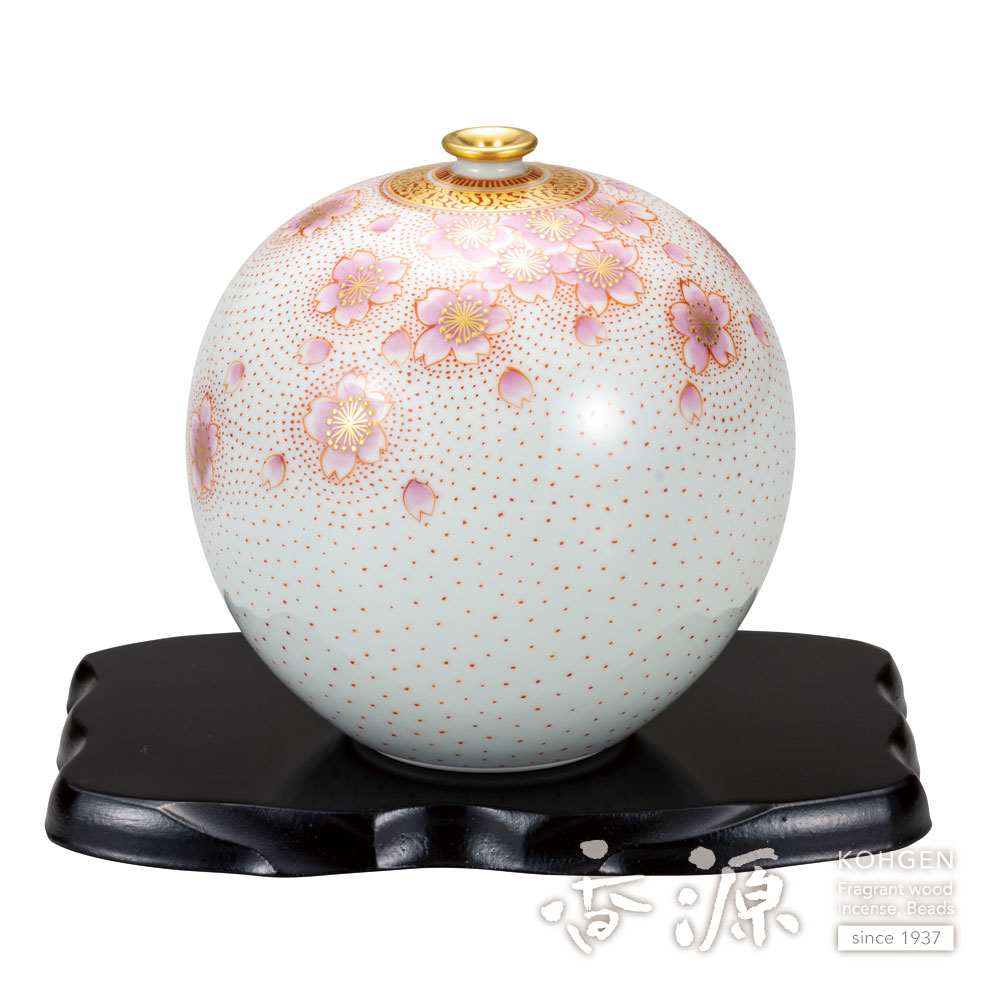 九谷焼花瓶 九谷焼 【在庫一掃セール】花瓶 陶器 九谷焼 本金牡丹梅