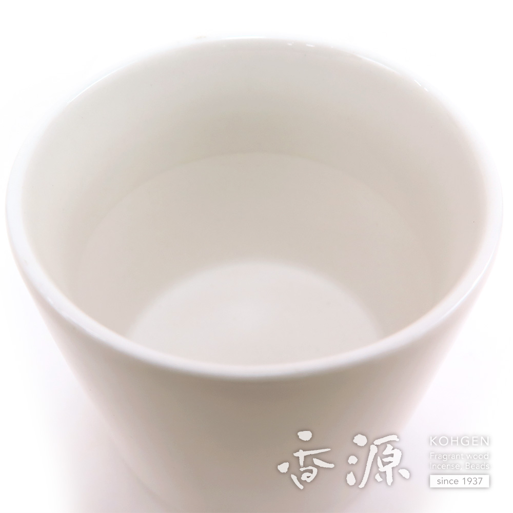 香源 聞香炉 白 上部から