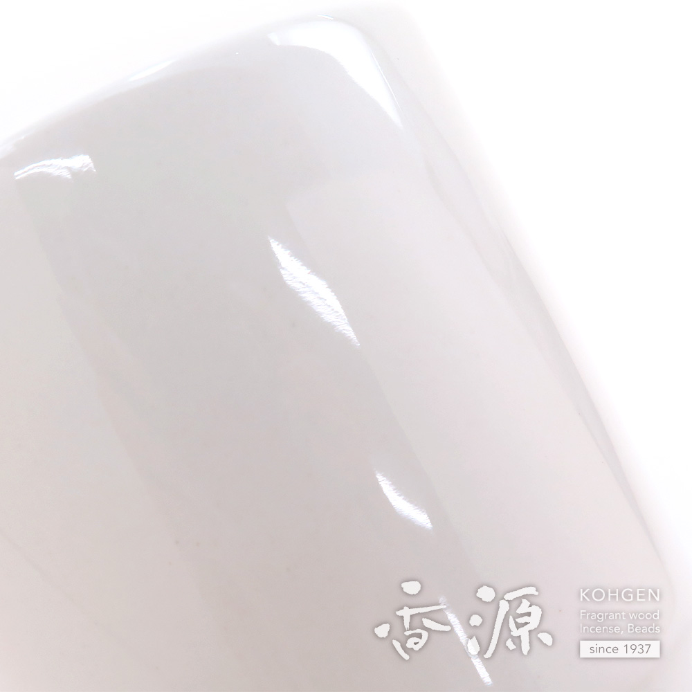 香源 聞香炉 白 釉薬拡大