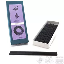 梅栄堂のお香 Japanese Incense 禅香 ラベンダースティック 40本入 ZEN
